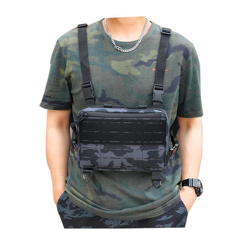 Bolsa de camuflaje para deportes al aire libre, bolsa de pecho táctica de escalada, accesorios de caza - imagen 5