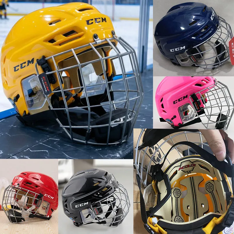 Protección profesional casco hockey sobre hielo para competición