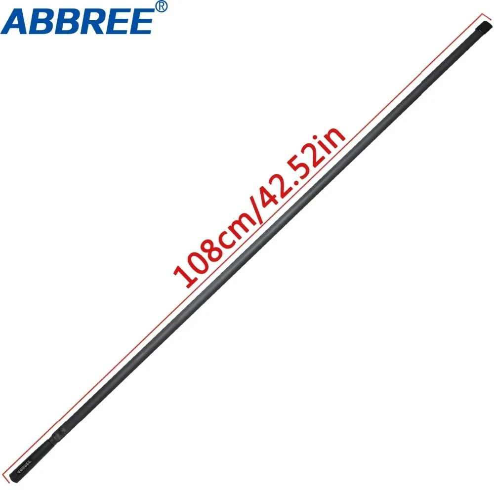ABBREE 27MHz CB antena táctica BNC 72/108CM para Walkie Talkie ICOM Motorola Cobra Midland Uniden Anytone Radio CB Ham bidireccional - imagen 4