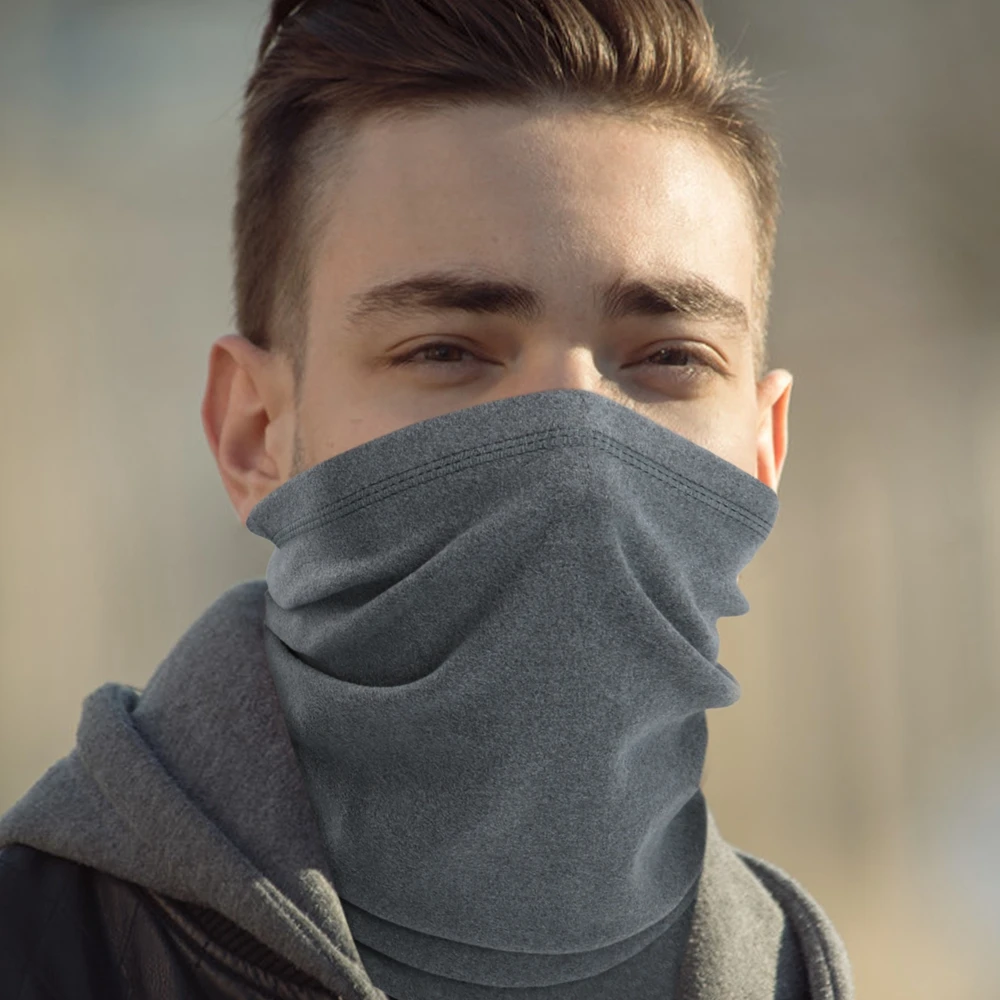 Pañuelo térmico para deportes de invierno, calentador de cuello, bufanda para ciclismo, media máscara de lana para correr, cazar, esquí, bufandas frías para hombres y mujeres - imagen 4