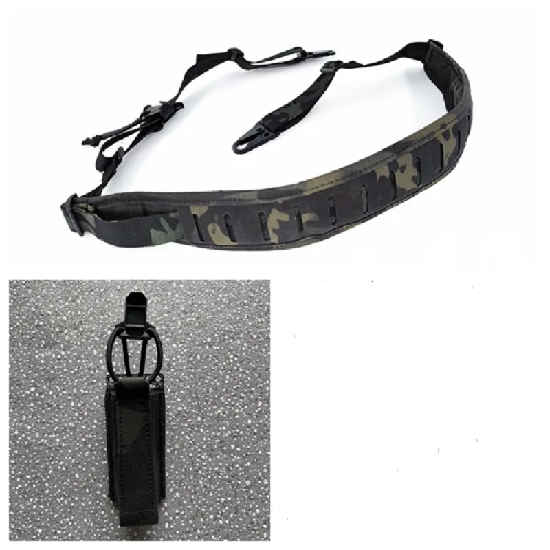 Correa de dos puntos MOLLE de corte láser optimizada + bolsa para cargador de 9mm - imagen 2