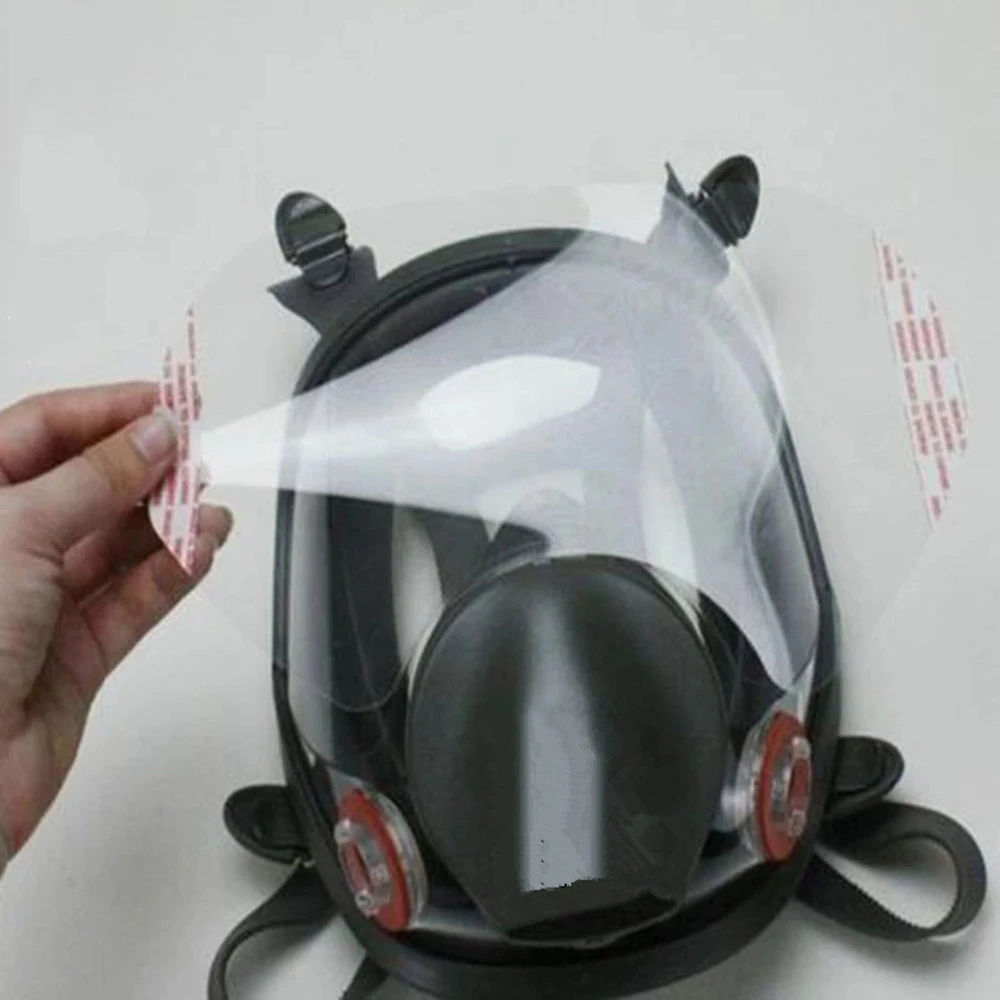 Mascarilla protectora antipolvo, máscara de Gas con película 6885, respirador, cubierta de lente, uso para MMM 6800, 5/10/15/25 piezas/paquete - imagen 4
