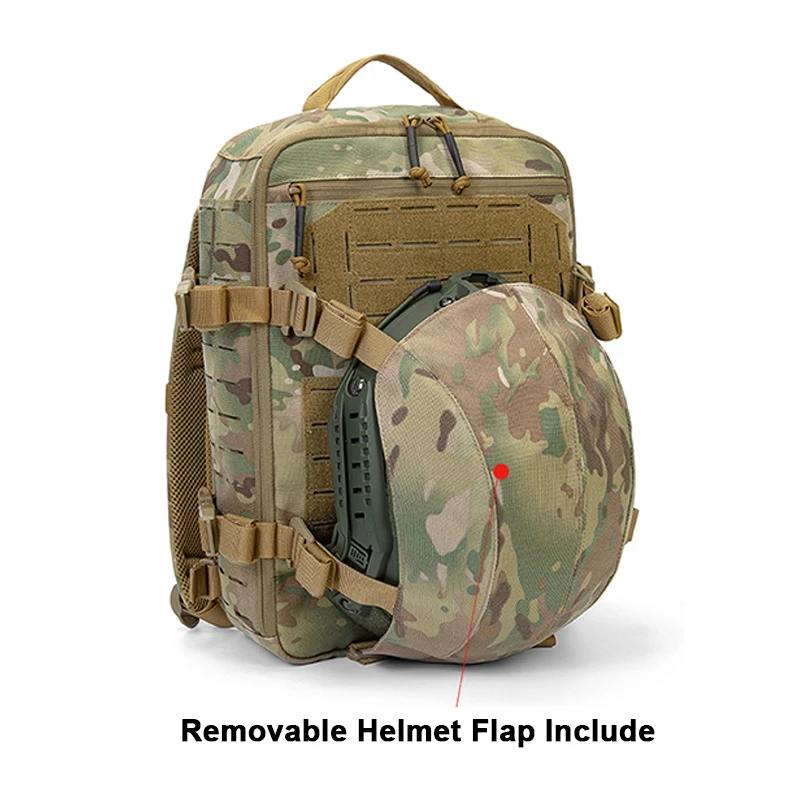 Mochila táctica de nailon, bolsa de transporte de placa Molle, peso ligero, mochila de senderismo, Compatible con chaleco táctico, 1000D - imagen 3