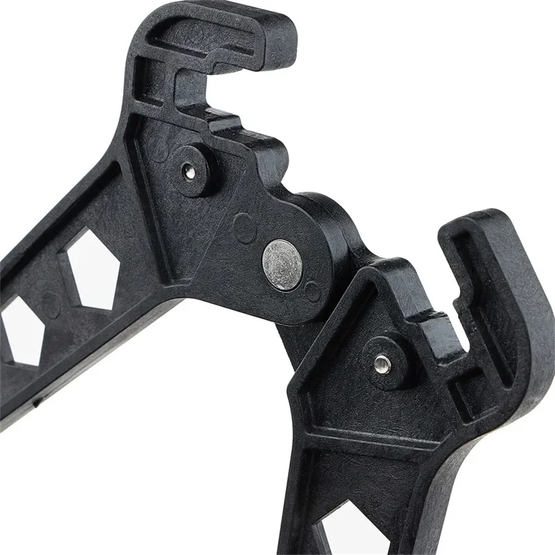 Marco de arco de horóscopo de goma, soporte de arco compuesto plegable portátil, soporte de estante, soporte de tiro con arco, accesorios de soporte - imagen 5