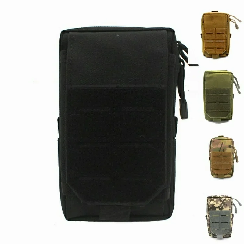 Bolsa táctica Molle 1000D, riñonera para exteriores para hombres, bolsa de herramientas EDC, chaleco, bolso, funda para teléfono móvil, bolsa compacta de caza, accesorios - imagen 3