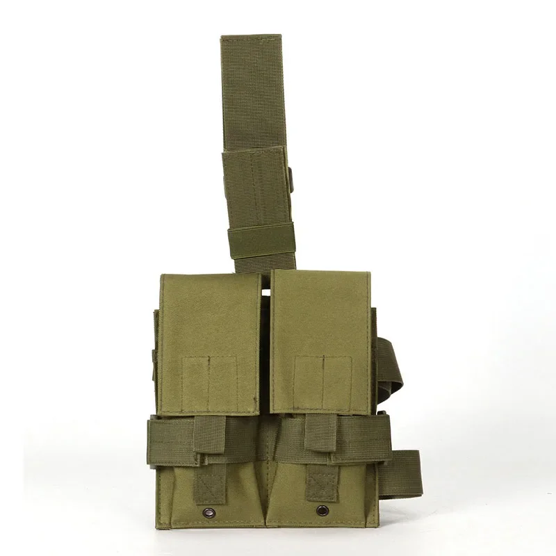 Bolsa táctica para revista doble M4, Molle Airsoft, Paintball, caza, pistola, soporte para Mag, bolsa para Rifle de 5,56mm - imagen 4