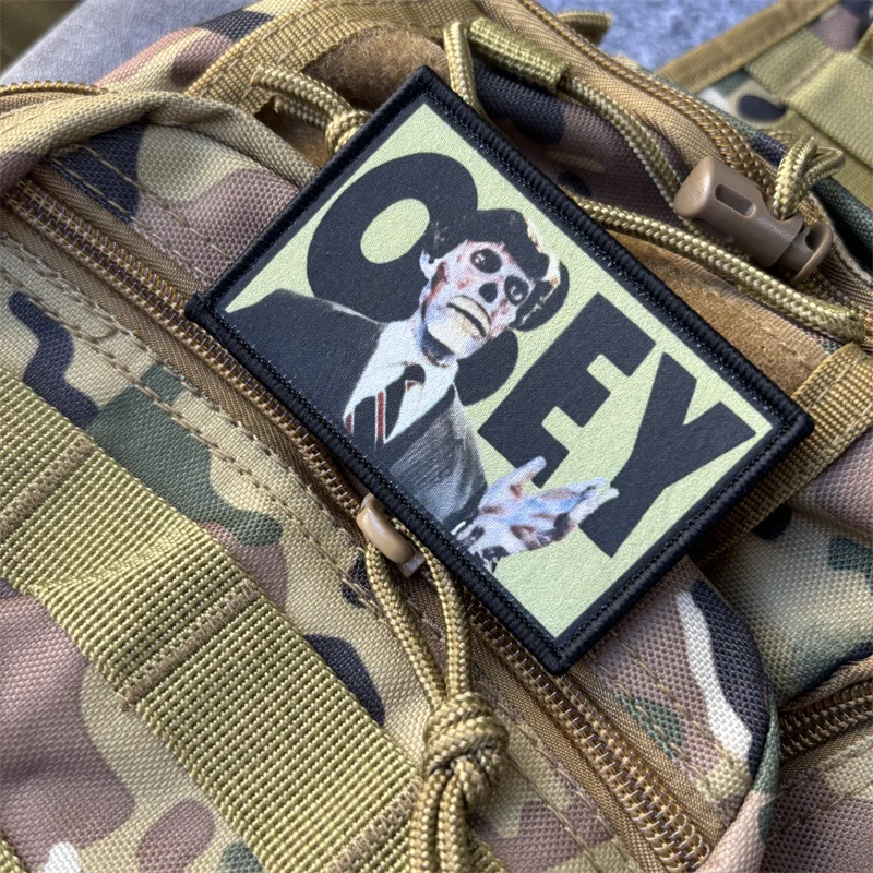 Insignias de moral táctica, parche impreso en ropa, gancho, parches militares, pegatinas para mochila