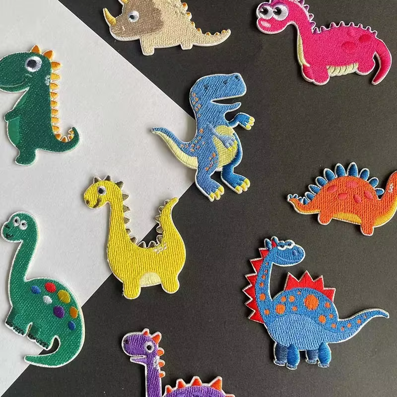 Parches bordados termoadhesivos dinosaurio – Infantil para coser o planchar - imagen 3
