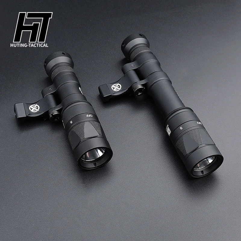 Luz LED blanca para armas M300, M340, M600, M640, con interruptor de cola, linterna de montaje remota constante para caza, Mlok/keymod/Picatinny - imagen 3