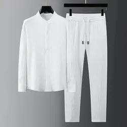 Traje seersucker rayas hombre – Ligero veraniego y fresco