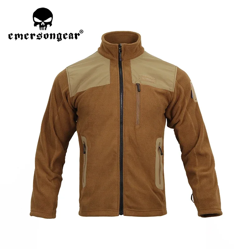 Emersongear-Chaqueta polar táctica LT con etiqueta azul, abrigo de capa media cálida para combate, ciclismo al aire libre, senderismo, Camping, EMB9483 - imagen 3