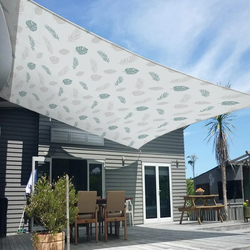 Toldo impermeable para exteriores, lona con estampado de vela, bloque Uv 95%, resistente al agua, cochera de jardín - imagen 2
