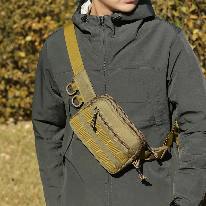 Bolsa táctica para exteriores, ligera, para pesca, Camping, accesorios de ciclismo, cinturón de cadera multifuncional, bolsa de almacenamiento de bolsillo para herramientas