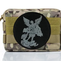 Parche táctico para ropa, insignia de moral, gancho y bucle, accesorios militares, parches bordados, pegatinas para mochila, brazalete