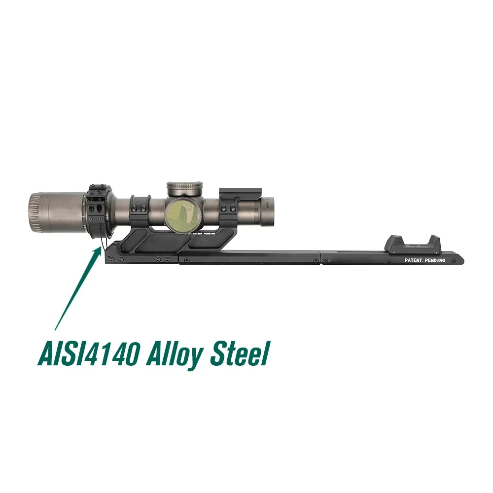 SPECPRECISION lpfos-Sistema de zoom rápido, interruptor de alcance, tubo de 30mm, 1,93 ", altura de línea central óptica, accesorios Airsoft, montaje de alcance - imagen 2