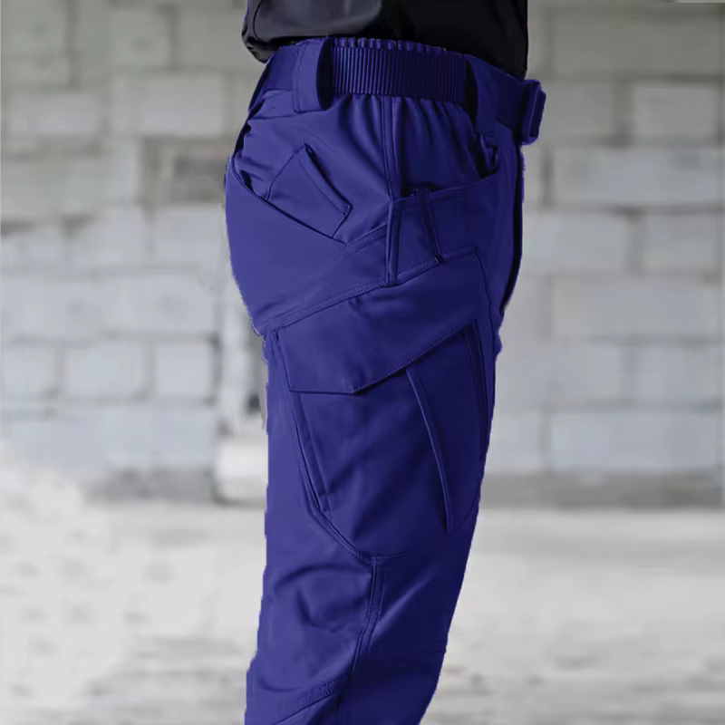 Pantalón de combate elástico con bolsillos cargo
