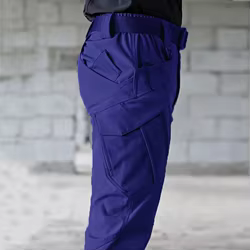 Pantalón de combate elástico con bolsillos cargo