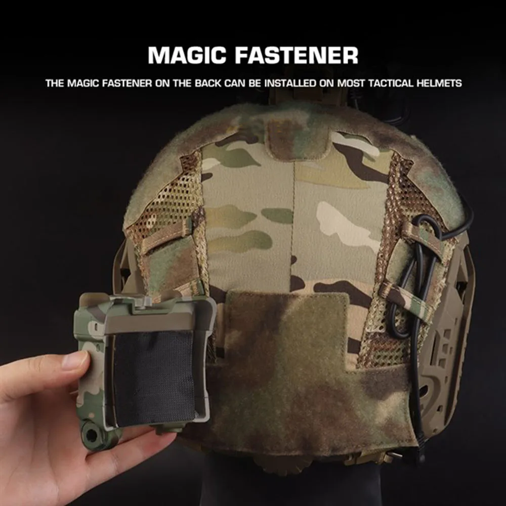 Casco táctico NVG AN/PVS-31, caja de batería, modelo simulado, sin función, material de nailon - imagen 5