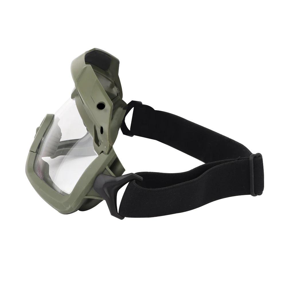 Gafas tácticas de tiro Airsoft transparentes/Negro/amarillo 3 lentes a prueba de viento a prueba de polvo para gafas de casco rápido de Motocross al aire libre - imagen 4