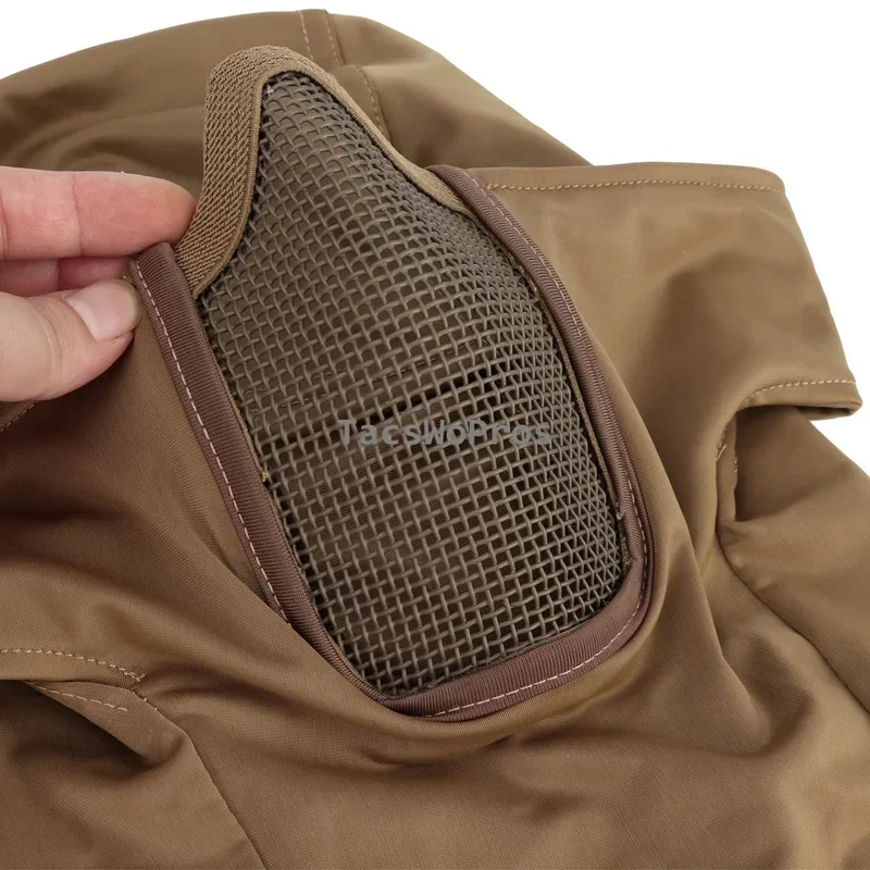 Tactical Balaclava Headgear Mask Airsoft Paintball Full Face Mask Breathable Outdoor Hunting Wargame CS Protection Mask - imagen 3