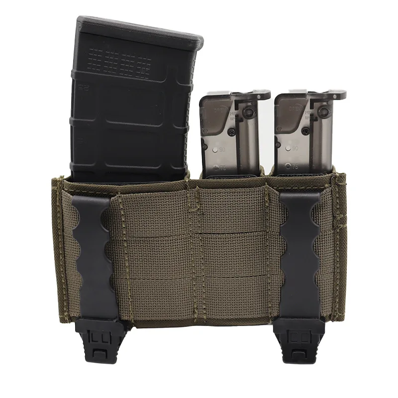 Clip de fijación táctico MOLLE, accesorio de caza al aire libre, tira de liberación rápida de nailon, apto para bolsa de revista, mochila, chaleco, 2 uds. - imagen 3