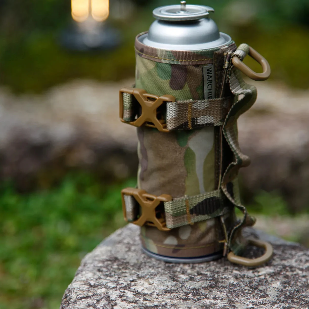 Bote de Gas de viento militar táctico al aire libre, cubierta protectora, estufa de Cassette antideslizante y antigolpes, Camping