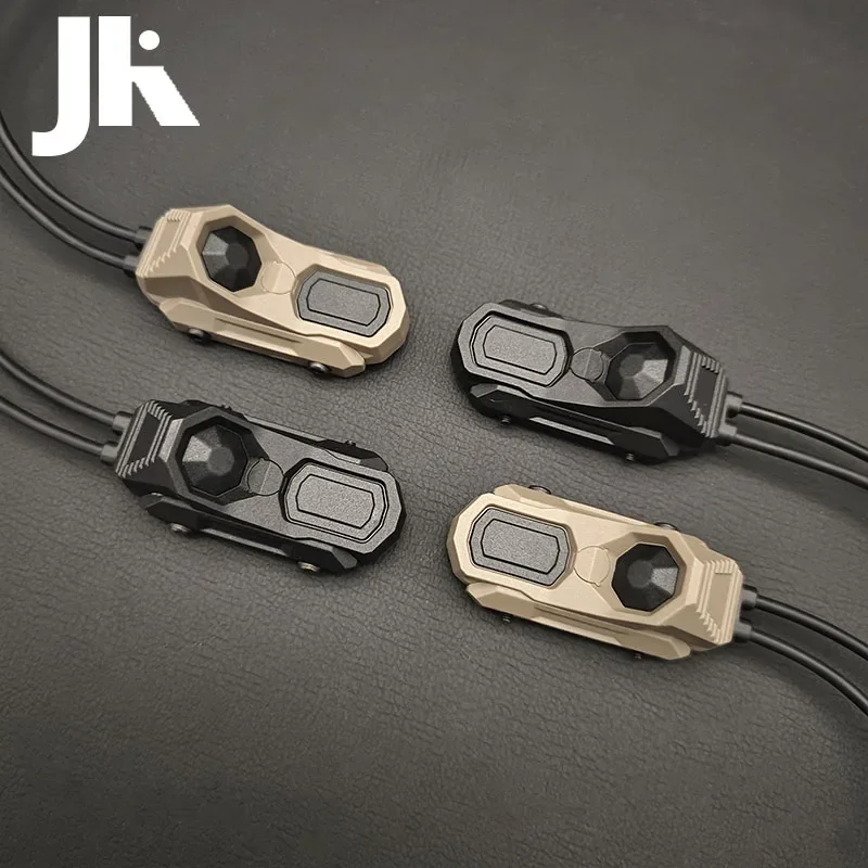 Interruptor de presión táctico AXON, interruptor trasero remoto de doble función para linterna M300 M600, arma Airsoft, luz de explorador PEQ15 DBAL - imagen 5