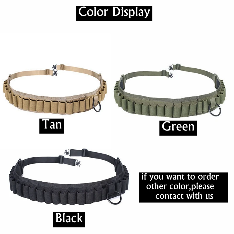 Escopeta táctica con estante de municiones calibre 12/20, caza táctica, 25 rondas, accesorios de caza de tiro de 140 CM - imagen 3