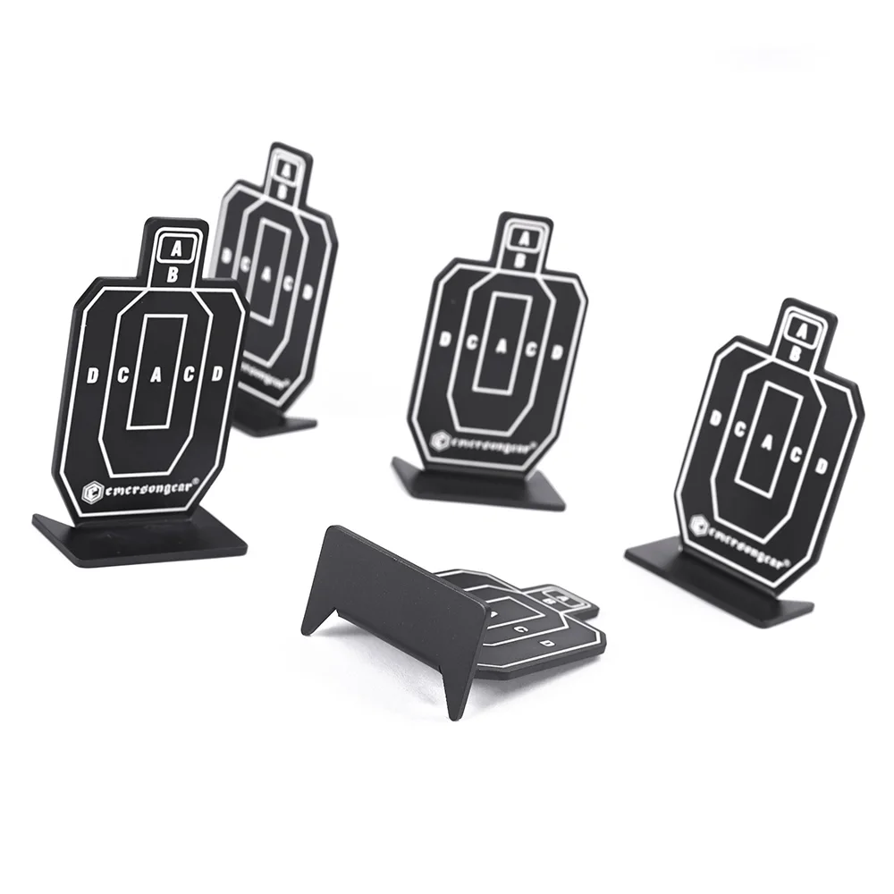 Emersongear Placa objetivo IDPA MINI de aluminio 39x67 mm - imagen 3