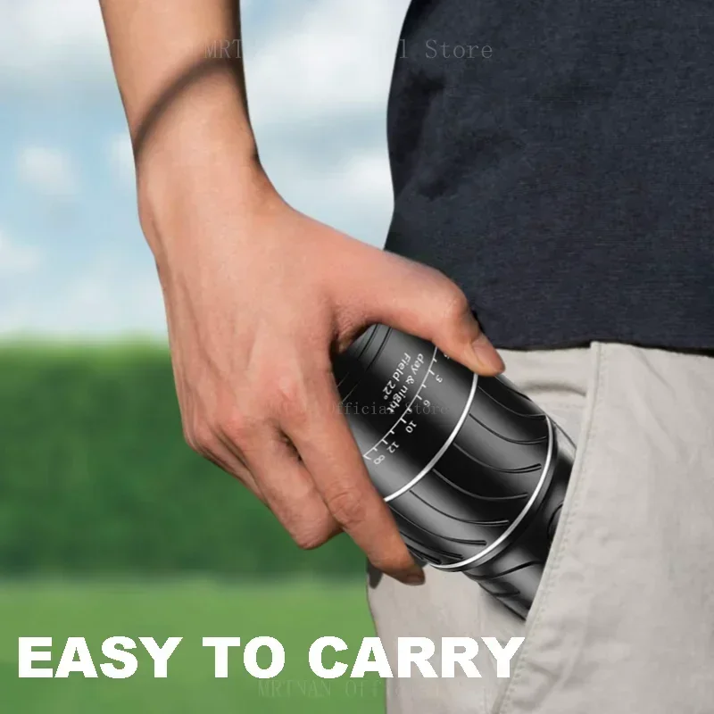 Telescopio monocular de película verde de alta definición para exteriores 16x52, telescopio de concierto de senderismo con poca luz y alcance HD - imagen 4