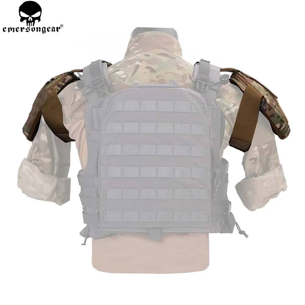 Emersongear armadura de hombro táctica caza AVS CPC chaleco accesorios Protector de hombro bolsa de armadura Multi-camo EM7331 - imagen 2