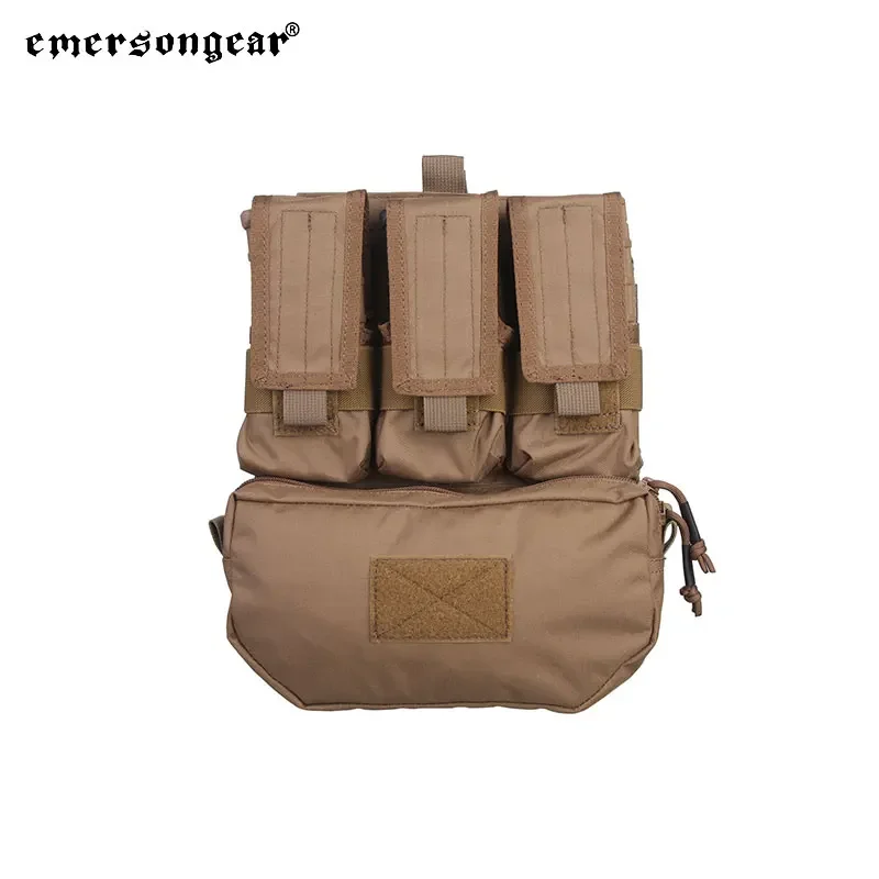 Emersongear-Chaleco de Panel trasero de asalto MOLLE táctico, bolsa portadora de munición, Panel para portador de placa, chalecos de caza EM9300 - imagen 3