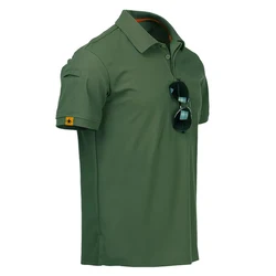 Camiseta táctica hombre – cuello redondo, secado rápido y transpirable