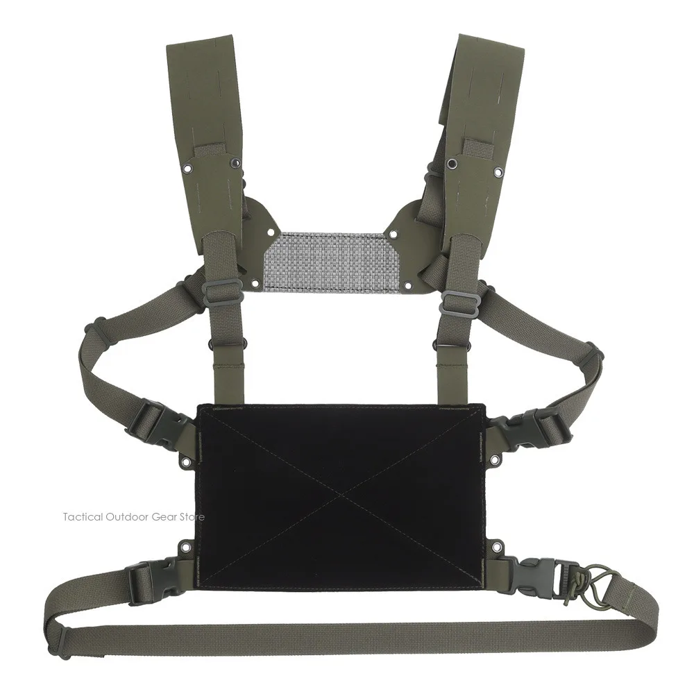 Plataforma de pecho táctica Mini V2, chaleco ligero de perfil bajo H-Harness Micro Chesty, equipo Airsoft para caza al aire libre - imagen 2