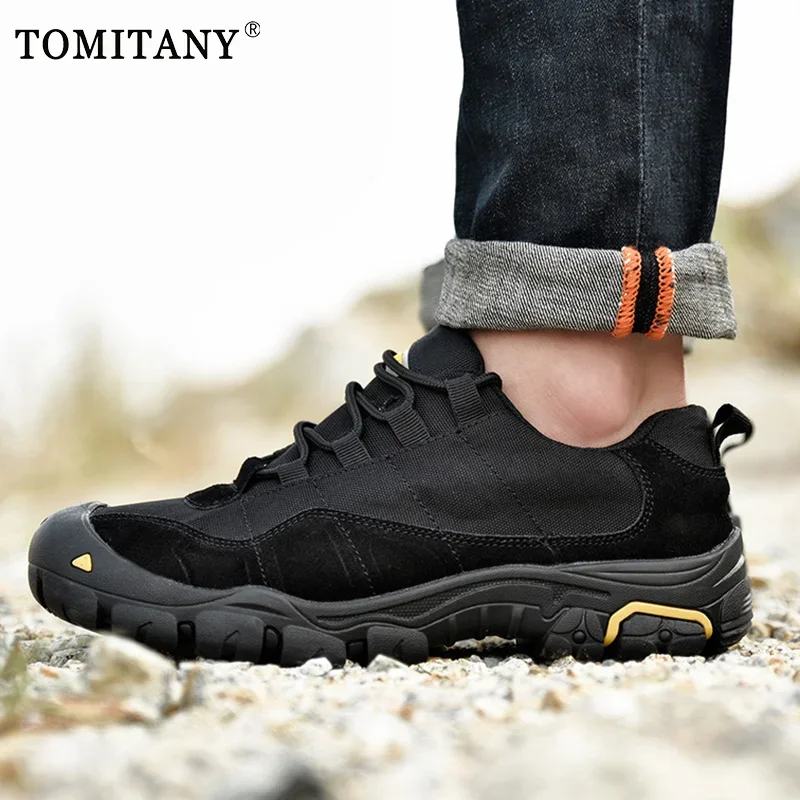 Botas de combate militares para hombre, zapatos de viaje impermeables para senderismo, zapatos de seguridad para el trabajo, calzado táctico del ejército, botas transpirables para senderismo y desierto - imagen 5