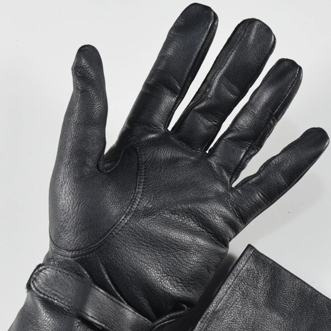 Guantes de piel de oveja francesa tácticas al aire libre