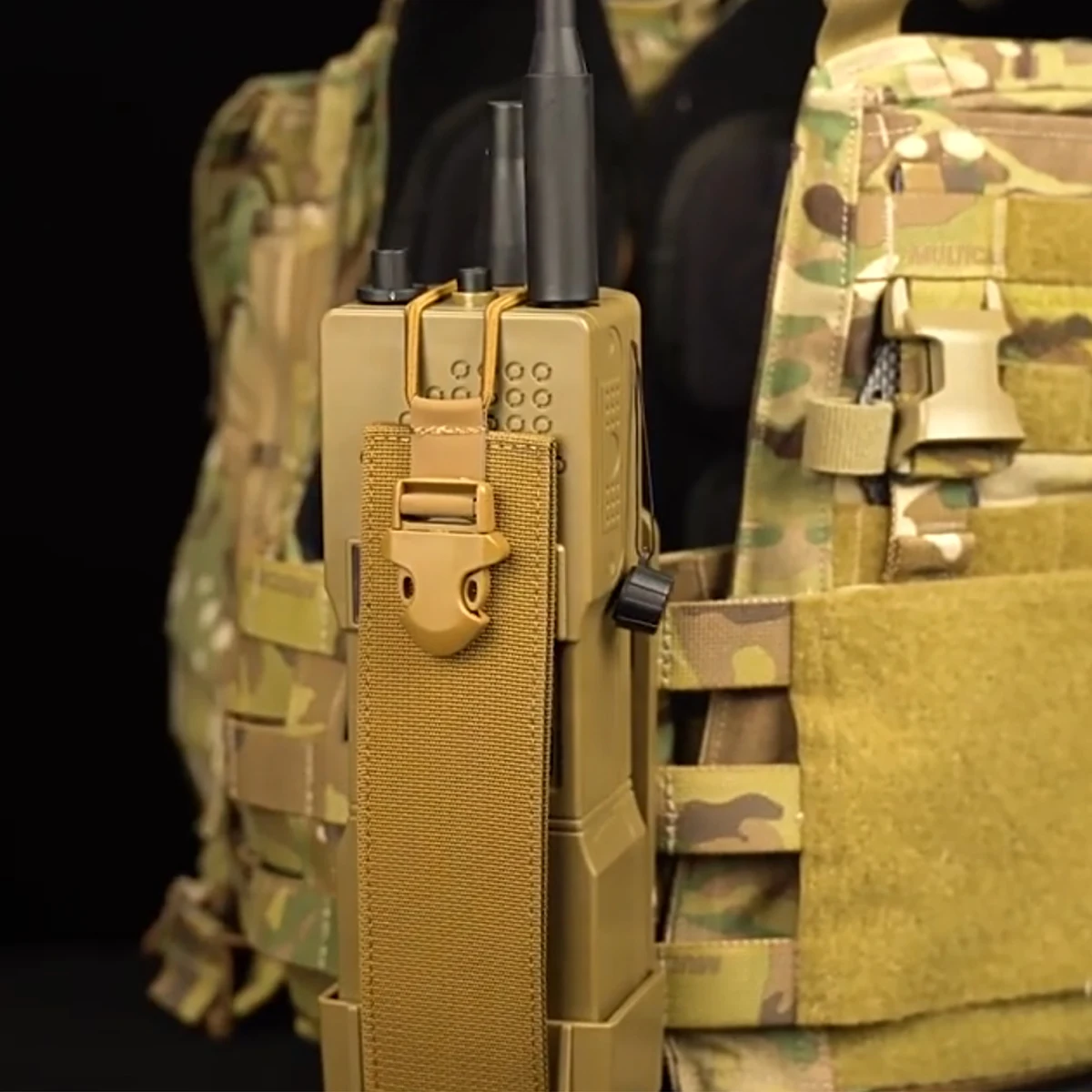 Tactical BB Autofiller Electric Loader Molle Adapter, Modeled After Military Prc-152 Radio for 6mm BBs Outdoor Hunting Cs Game - imagen 4