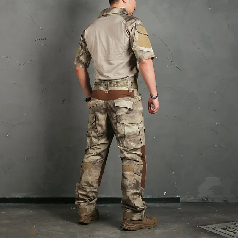 Emersongear versión de verano conjunto de combate uniforme ropa trajes camisas pantalones con rodilleras ropa de caza en EM6918 - imagen 3