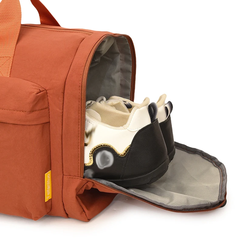 Bolsos deportivos para gimnasio y Fitness, paquete de zapatos plegables, viaje de negocios, entrenamiento universitario, lona, senderismo al aire libre, Camping, bolso cruzado de viaje - imagen 5