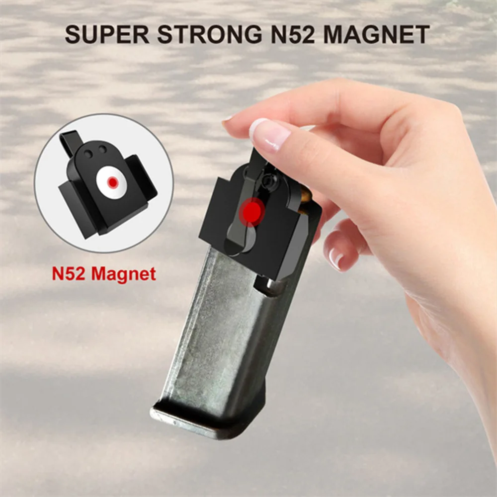Clip magnético portarrollos ambidiestro para cargador 9mm - imagen 2