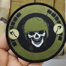Parche de Impresión del Equipo de Asalto Cardia, Parche Táctico para Chaleco con Gancho y Bucle, Insignia de Moral para Gorras, Pegatinas para Mochilas, Parches para Ropa
