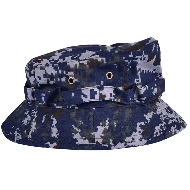 Gorra de camuflaje táctico para hombre y mujer, gorro militar para deportes al aire libre, sol, Bonnie, cubo, pesca, senderismo, caza, escalada - imagen 4