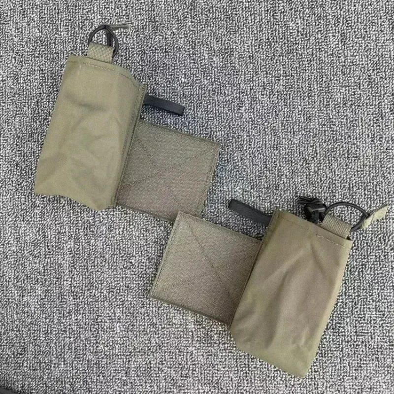 Bolsa de Radio táctica MK3 MK4 chasis Micro expansor de lucha alas bolsa de revista aparejo de pecho portador de placa Multicam Mag bolsa