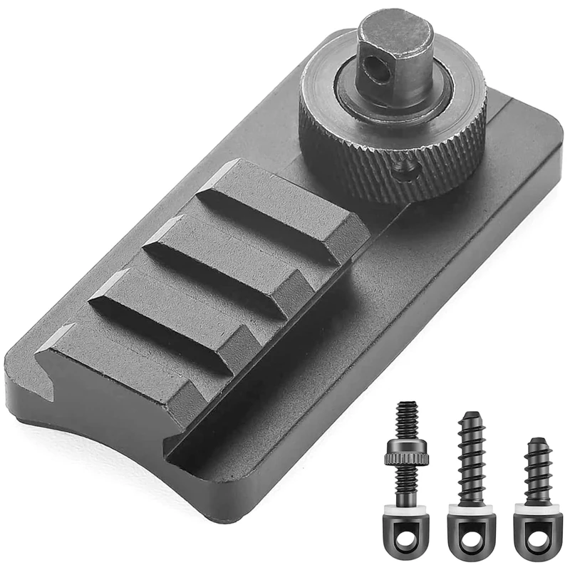V8 Adaptador Picatinny para trípode bípode montaje eslinga - imagen 3