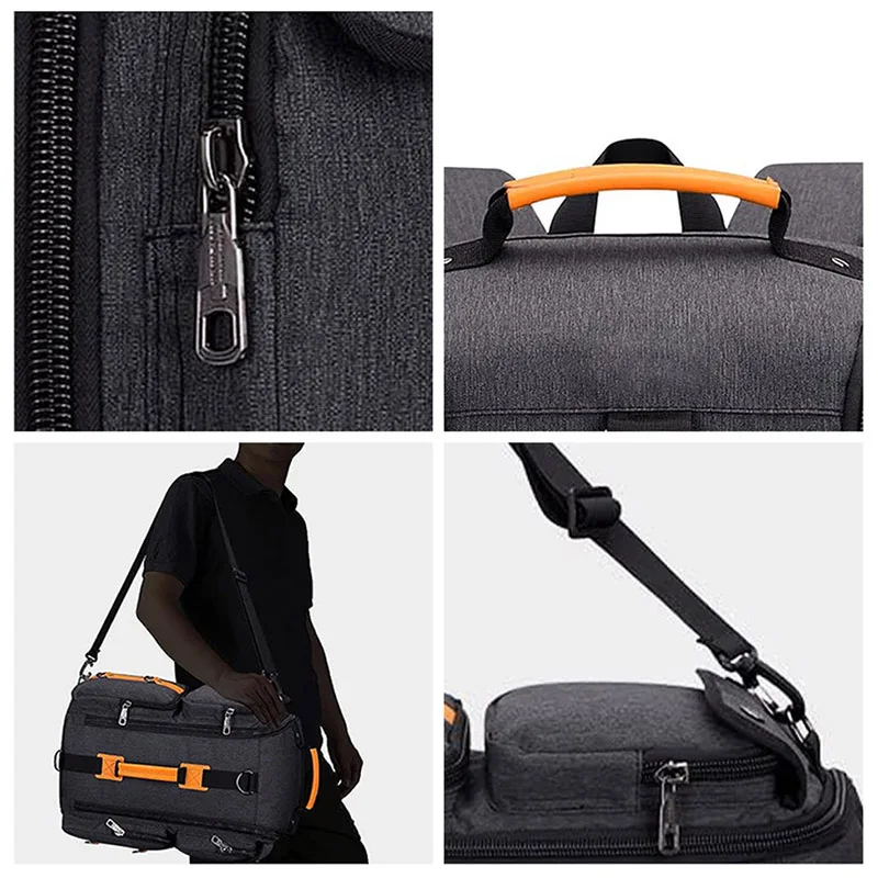 Mochila de viaje de cabina para hombre, bolsa para ordenador portátil, grande, para acampar, senderismo, escalada, mochila deportiva para estudiantes de negocios, mochila de fin de semana - imagen 5