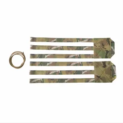 1 par de faja lateral MOLLE de liberación no rápida de 3 bandas para chaleco táctico Modular LV119