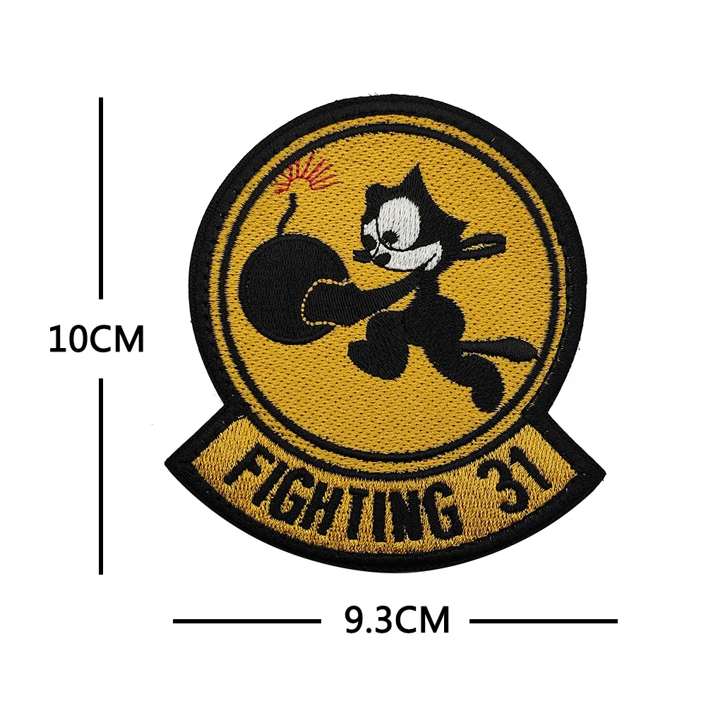 Parche táctico VF-154 Black Knight Squadron velcro mochila - imagen 5