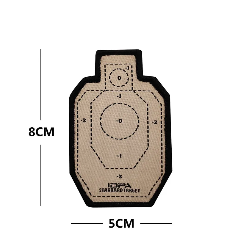 Soporte IDPA, parches bordados Ardtarget, terapia de grupo, 10 anillos, casco táctico, etiqueta tejida para decoración de bolsas de ropa - imagen 4