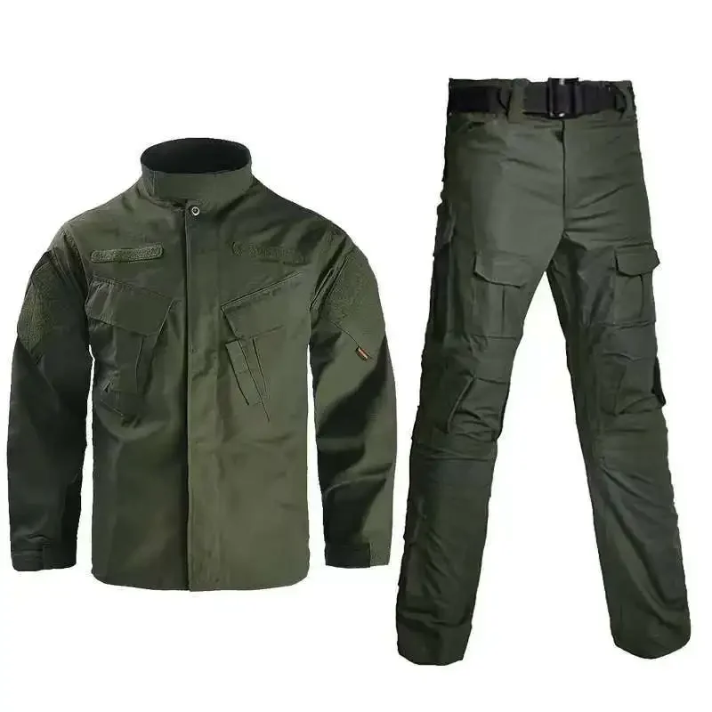 Uniforme táctico para hombres, trajes Milit, traje de camuflaje para exteriores, camisas de senderismo, pantalones Cargo, entrenamiento de peces, conjuntos de ropa de Paintball - imagen 4