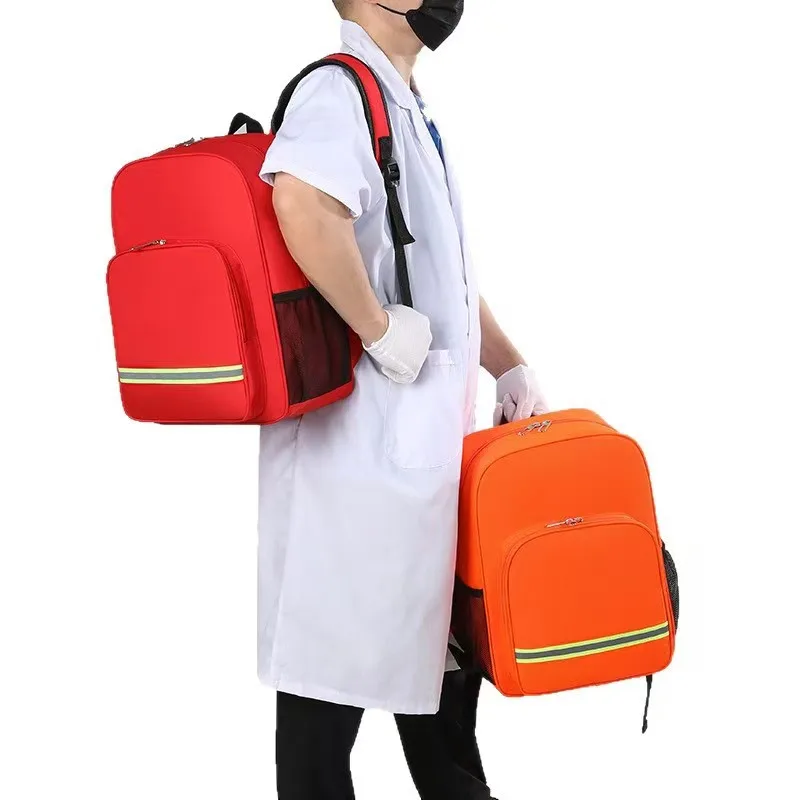 Mochila de primeros auxilios impermeable engrosada de alta calidad, mochila médica, bolsa de pertenencias personales - imagen 3